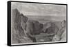 The Granite Quarry at Peterhead, Aberdeenshire-Samuel Read-Framed Stretched Canvas