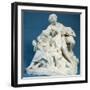 The Grape Eaters (Marble)-Francois (after) Boucher-Framed Giclee Print