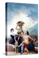 The Grape Harvest, 1786-1787-Francisco de Goya-Stretched Canvas