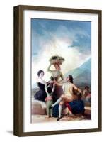 The Grape Harvest, 1786-1787-Francisco de Goya-Framed Giclee Print