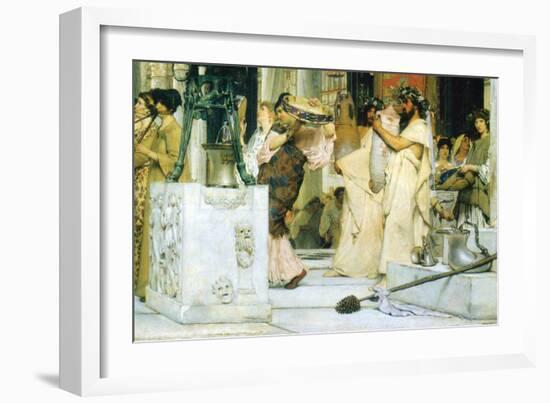 The Grape Harvest Festival, Detail-Sir Lawrence Alma-Tadema-Framed Art Print