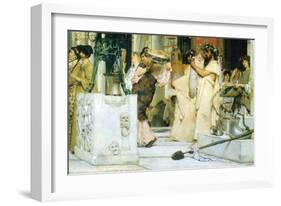 The Grape Harvest Festival, Detail-Sir Lawrence Alma-Tadema-Framed Art Print