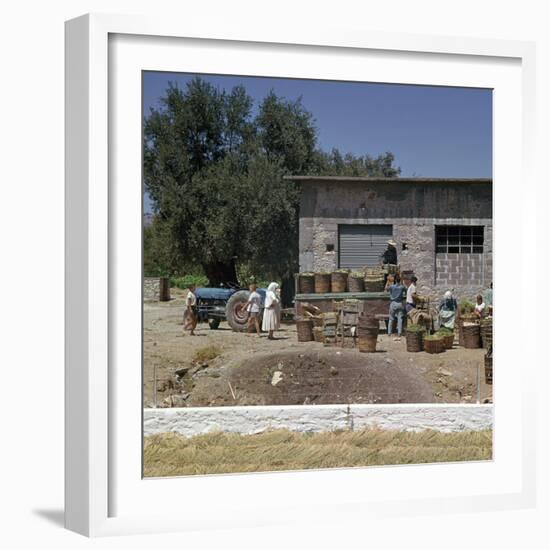 The Grape-Harvest in Rhodes-CM Dixon-Framed Photographic Print