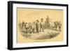 The Grape Harvest, Medoc-null-Framed Art Print