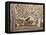 The Grape Harvest (Mosaic)-Roman-Framed Stretched Canvas