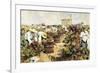 The Grape Harvest-Arcadi Mas y Fondevila-Framed Premium Giclee Print