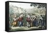 The Grape Harvest-Bartolomeo Pinelli-Framed Stretched Canvas