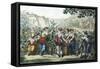 The Grape Harvest-Bartolomeo Pinelli-Framed Stretched Canvas