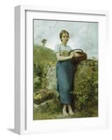 The Grape Picker, 1895-Leon Bazile Perrault-Framed Giclee Print