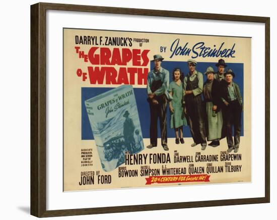 The Grapes of Wrath, 1940-null-Framed Art Print