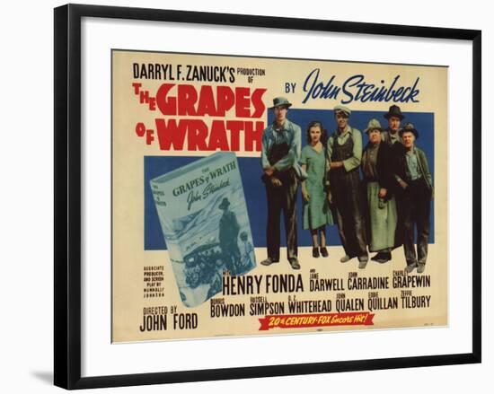 The Grapes of Wrath, 1940-null-Framed Art Print