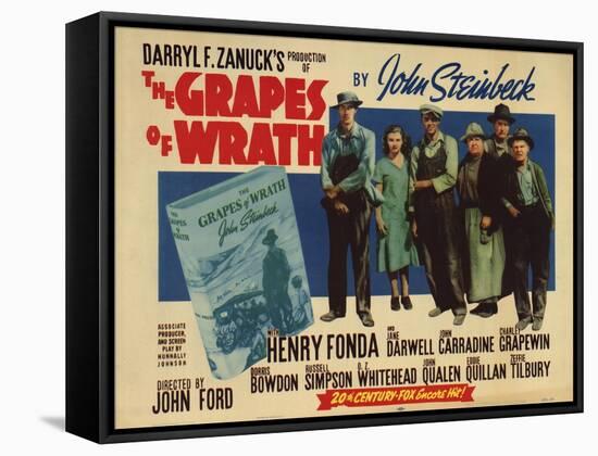 The Grapes of Wrath, 1940-null-Framed Stretched Canvas