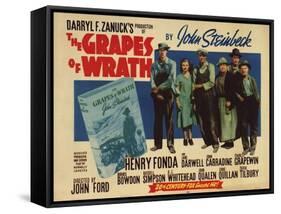 The Grapes of Wrath, 1940-null-Framed Stretched Canvas