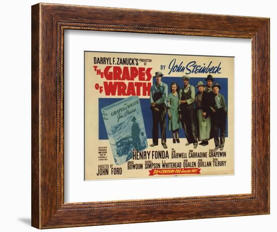 The Grapes of Wrath, 1940-null-Framed Art Print