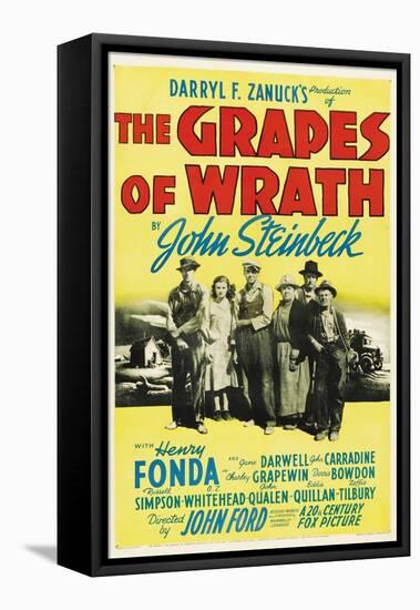 The Grapes of Wrath, 1940-null-Framed Stretched Canvas