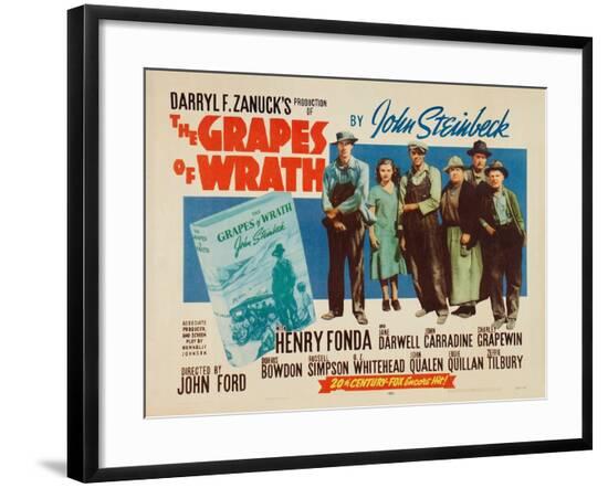 The Grapes of Wrath, 1940--Framed Giclee Print