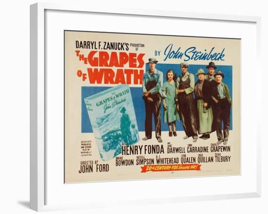 The Grapes of Wrath, 1940-null-Framed Giclee Print