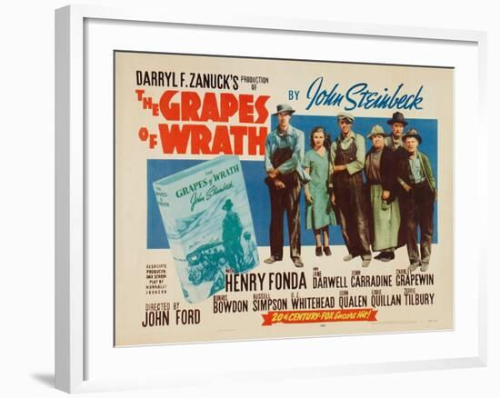 The Grapes of Wrath, 1940-null-Framed Giclee Print