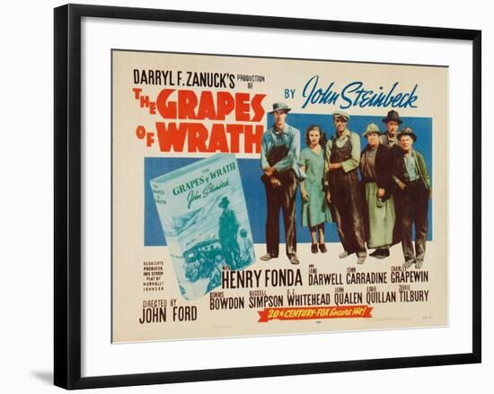 The Grapes of Wrath, 1940-null-Framed Giclee Print