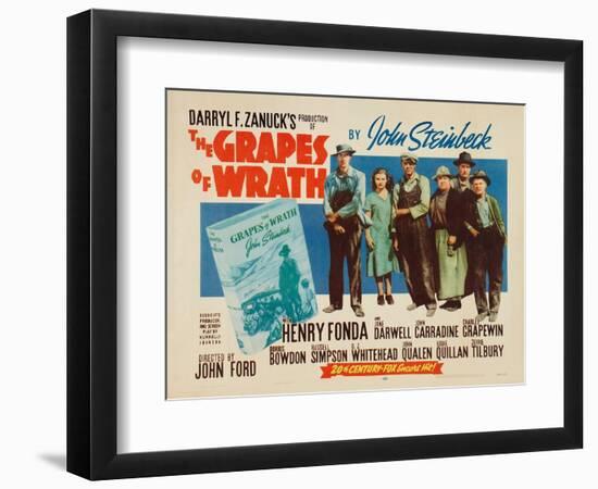 The Grapes of Wrath, 1940-null-Framed Giclee Print