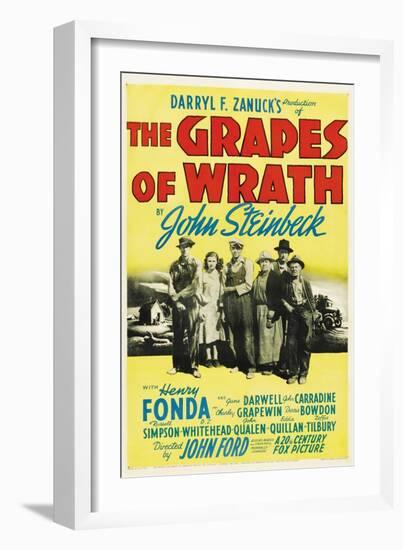 The Grapes of Wrath, Directed by John Ford, 1940-null-Framed Giclee Print