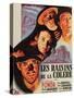 The Grapes of Wrath, French Movie Poster, 1940-null-Stretched Canvas