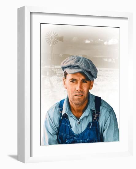 The Grapes of Wrath, Henry Fonda, 1940-null-Framed Premium Photographic Print