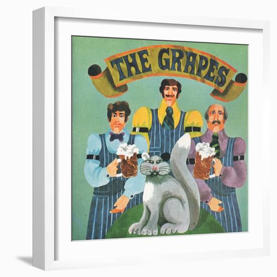 The Grapes Pub, 1970-Malcolm English-Framed Giclee Print