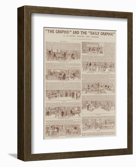 The Graphic and the Daily Graphic-null-Framed Giclee Print