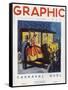 The Graphic Christmas Number 1926 Front Cover-H Hookway Cowles-Framed Stretched Canvas