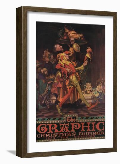 The Graphic Christmas Number Front Cover 1932-Van Jones-Framed Art Print