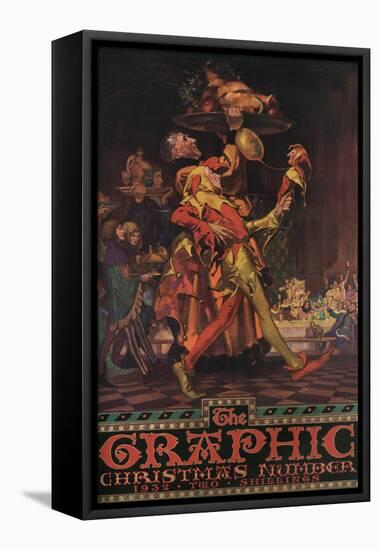 The Graphic Christmas Number Front Cover 1932-Van Jones-Framed Stretched Canvas