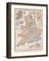 The Graphic Parliamentary Map-null-Framed Giclee Print