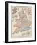 The Graphic Parliamentary Map-null-Framed Giclee Print