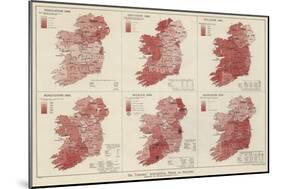 The Graphic Statistical Maps of Ireland-null-Mounted Giclee Print