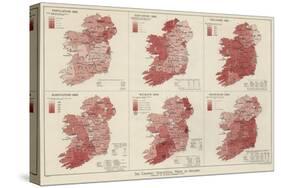 The Graphic Statistical Maps of Ireland-null-Stretched Canvas