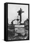 The Grave of an Italian Red Cross Volunteer Nurse, C1918-null-Framed Stretched Canvas