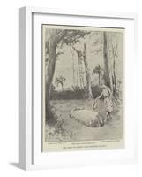 The Grave of Robert Louis Stevenson in Samoa-Joseph Nash-Framed Giclee Print