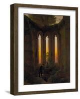 The Grave of Ulrich Von Hutten, 1824-Caspar David Friedrich-Framed Giclee Print