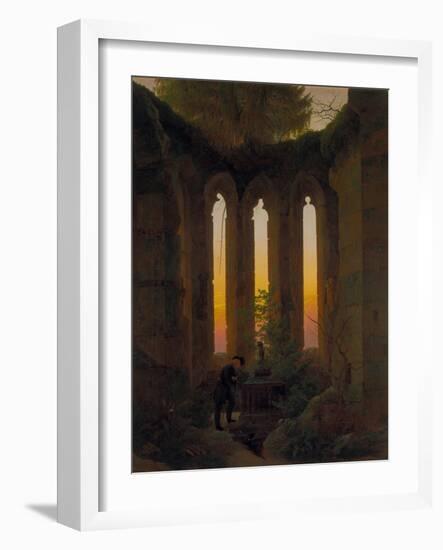 The Grave of Ulrich Von Hutten, 1824-Caspar David Friedrich-Framed Giclee Print