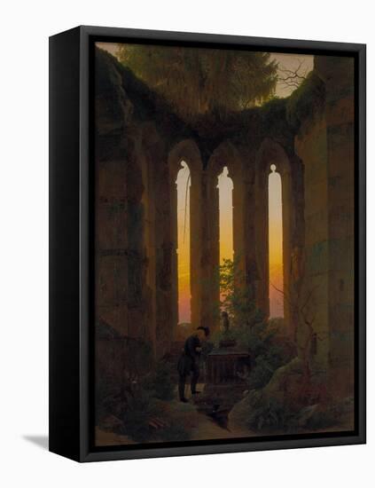 The Grave of Ulrich Von Hutten, 1824-Caspar David Friedrich-Framed Stretched Canvas