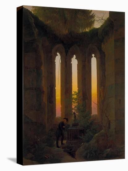 The Grave of Ulrich Von Hutten, 1824-Caspar David Friedrich-Stretched Canvas