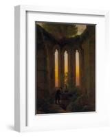 The Grave of Ulrich Von Hutten, 1824-Caspar David Friedrich-Framed Giclee Print