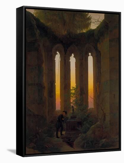 The Grave of Ulrich Von Hutten, 1824-Caspar David Friedrich-Framed Stretched Canvas