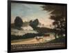 The Grave of William Penn, 1847-Edward Hicks-Framed Giclee Print