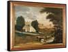 The Grave of William Penn, 1848-Edward Hicks-Framed Stretched Canvas