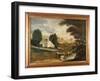 The Grave of William Penn, 1848-Edward Hicks-Framed Giclee Print