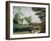 The Grave of William Penn-Edward Hicks-Framed Giclee Print