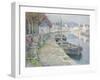 The Gravel Boats-Henri Eugene Augustin Le Sidaner-Framed Giclee Print