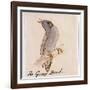 The Gray Bird-Edward Lear-Framed Giclee Print